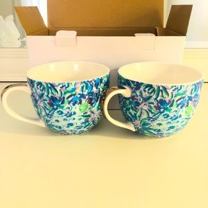 Matching Set of 2 Lilly Pulitzer Coffee Cups